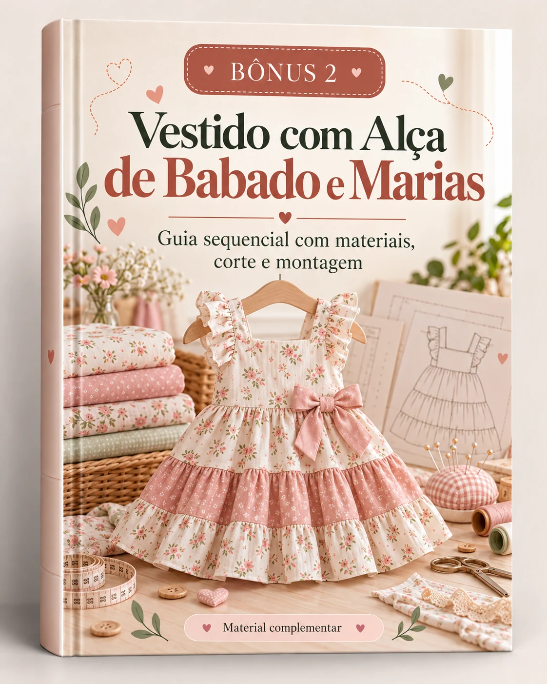 Capa do bônus Vestido com Alça de Babado e Marias